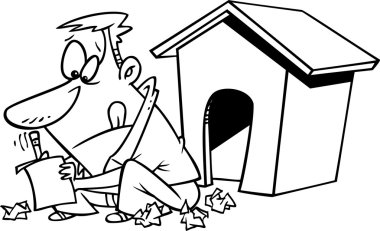 karikatür köpek evi