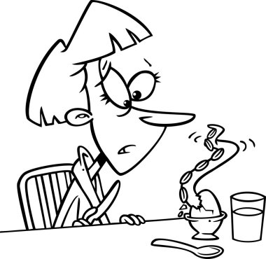 karikatür yumurta tentacle