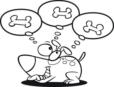 köpek rüya cartoon