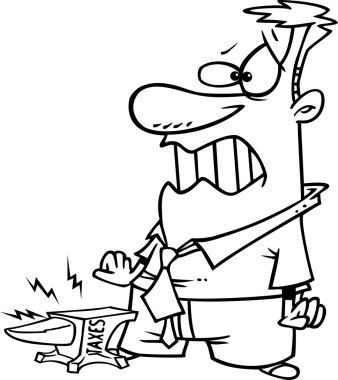 karikatür ağır vergiler