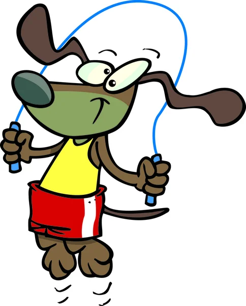 Cartoon dog švihadlo — Stockový vektor