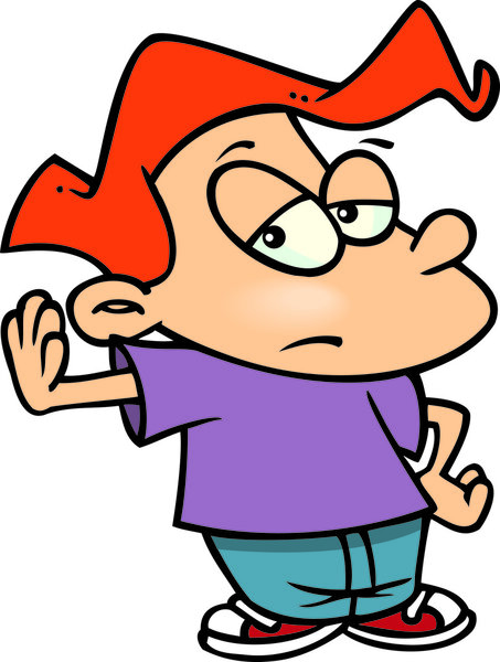 Cartoon Talk to the Hand