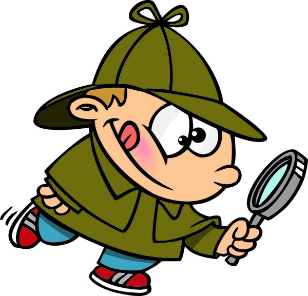 Cartoon Young Sherlock Holmes