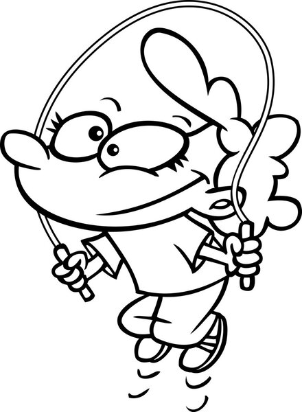 Мультфильм "Девушка с веревкой"
