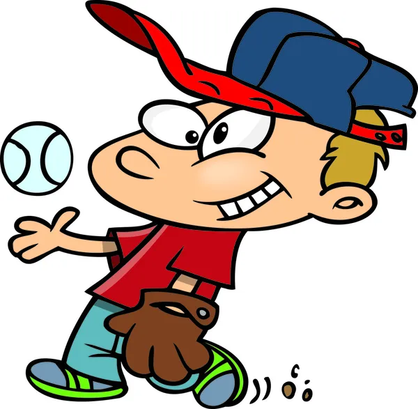 Cartoon baseball Vector Art Stock Images Depositphotos