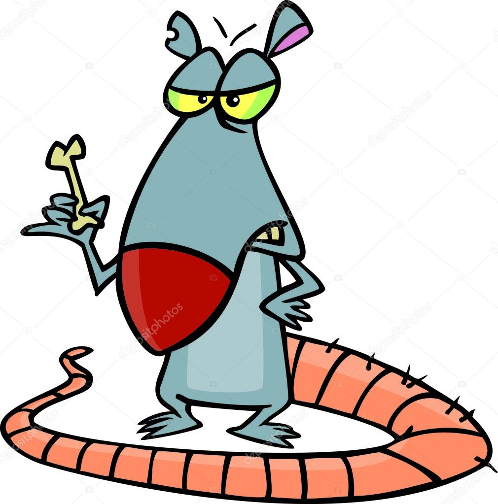 Cartoon Sewer Rat —
