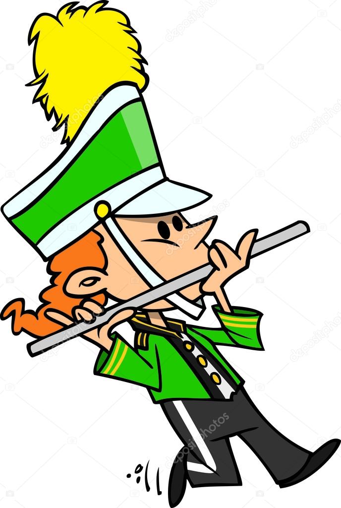 Marching Band Hat Cartoon