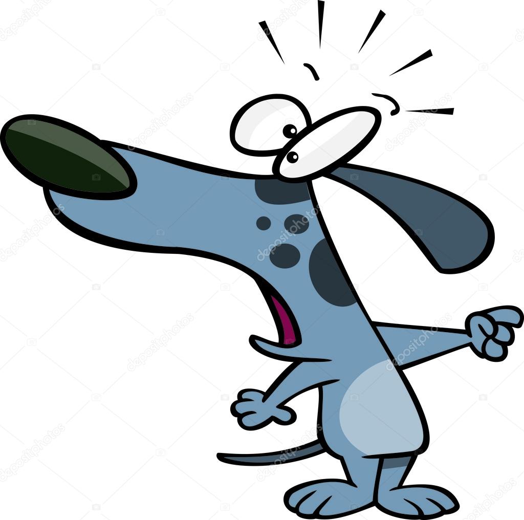 Cartoon Dog Pointing