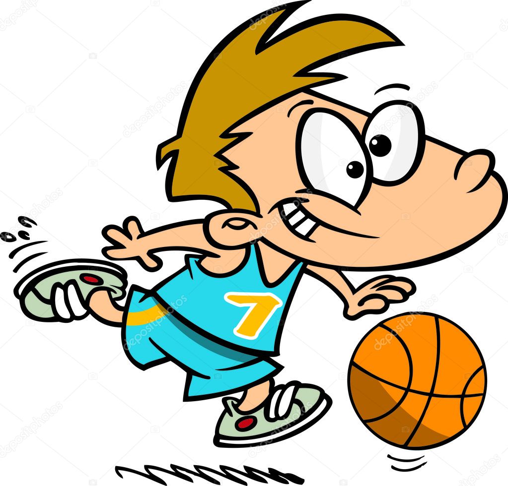 Cartoon Basketball Boy