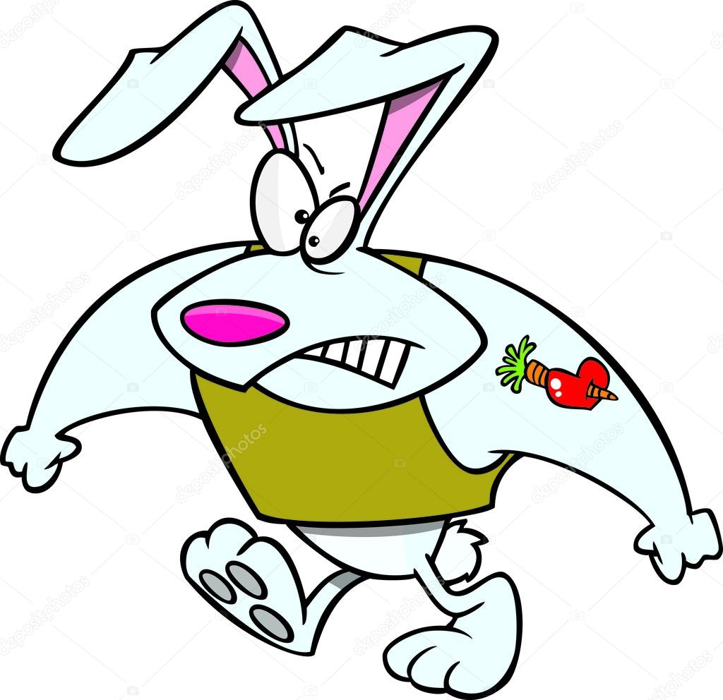 Cartoon Rabbit Tough Guy Stock Vector Image by ©ronleishman #13984065 Cartoon Rabbit Tough Guy Stock Vector Image by ©ronleishman #13984065