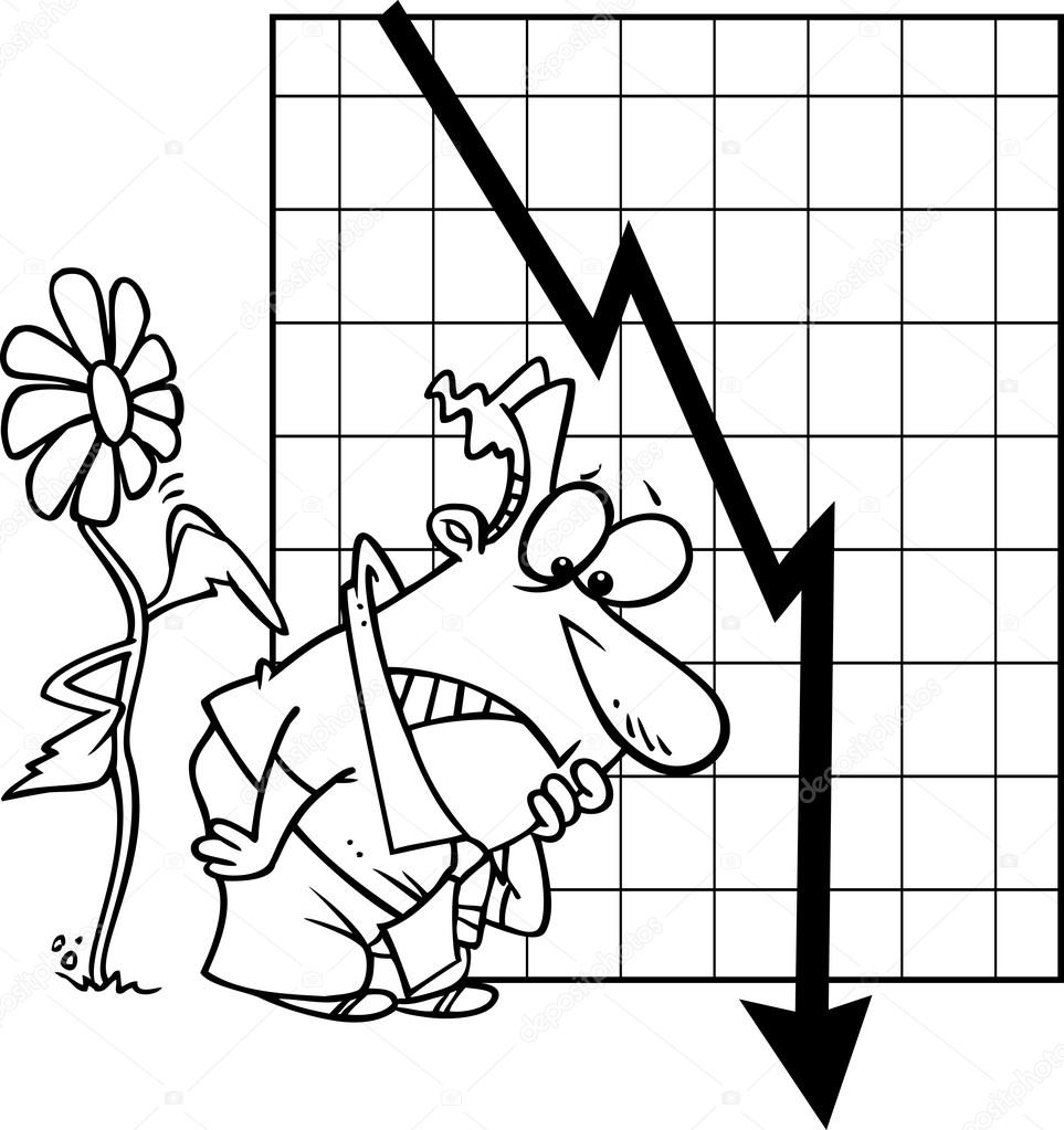 Cartoon Business Downturn