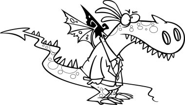 karikatür dragon patron