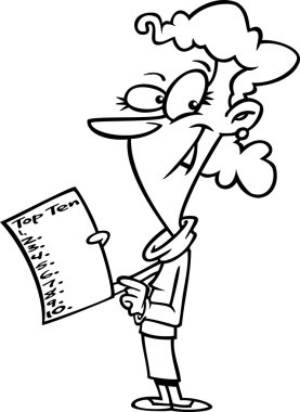 En İyi 10 Listeli Çizgi Kadın