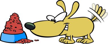 karikatür köpek kase bonanza