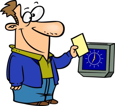 çizgi adam saat Delme