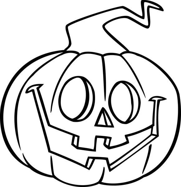 Dessin animé Jack o 'Lantern — Image vectorielle