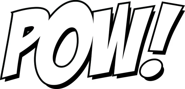 Cartoon Pow! — Stockvector