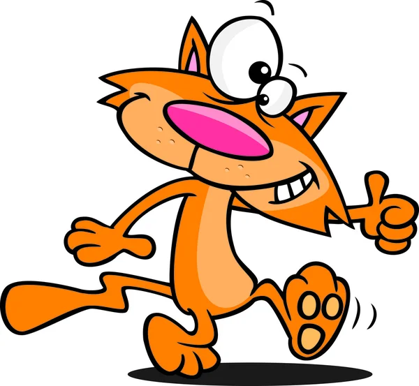 Cartoon Cool Cat — Stockvector