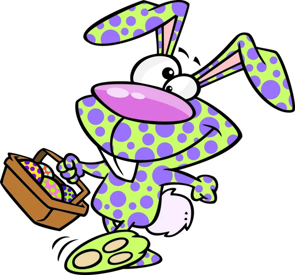 Cartoon Easter Bunny — Stock Vector