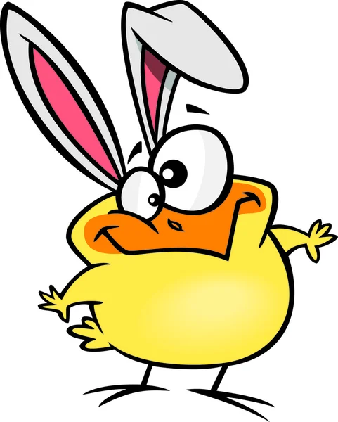 Cartoon Easter Chick — Stock Vector
