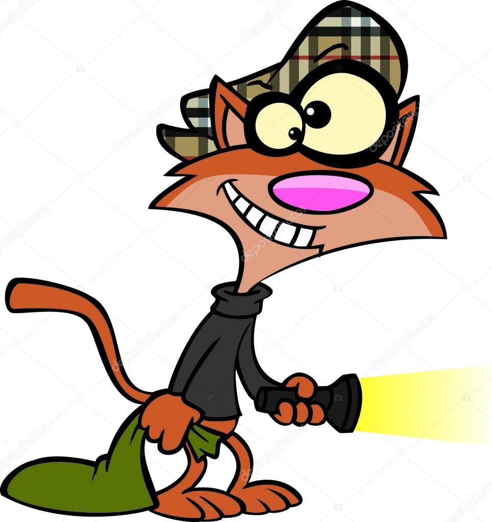 Cartoon Cat Burglar