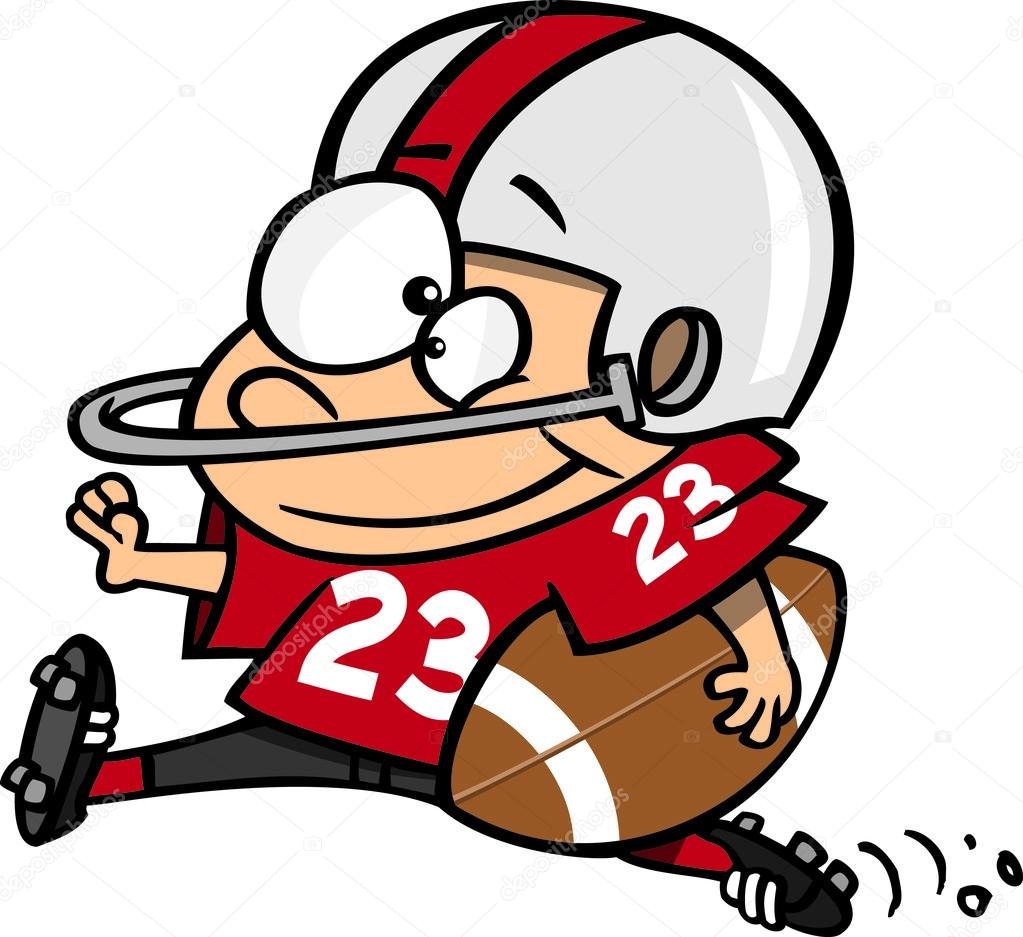 Cartoon 2024 football player
