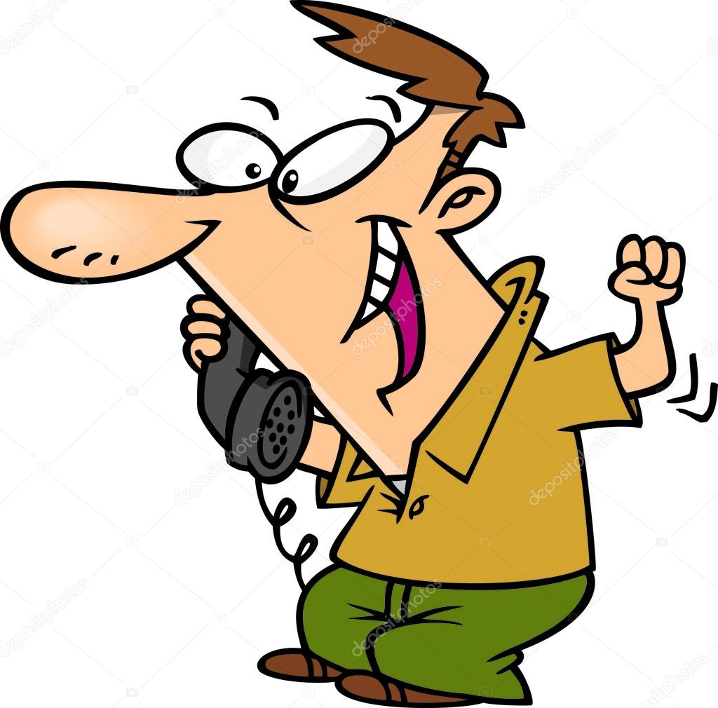 Dibujos animados Buenas noticias Vector de stock #14003076 de ©ronleishman, image size:1024x1010