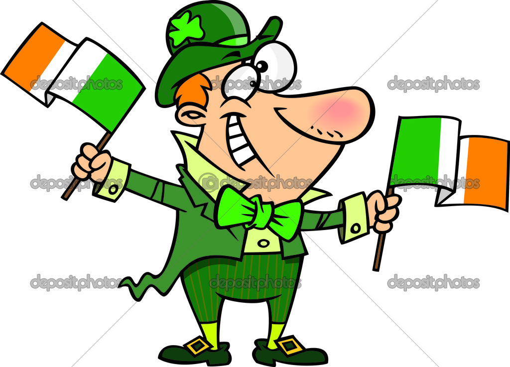 Cartoon Irish Leprechaun Stock Vector Image by ©ronleishman #14003140