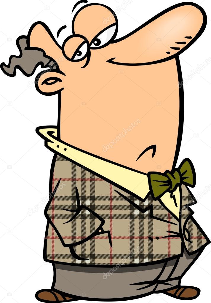 Cartoon Snob Stock Illustration by ©ronleishman #14003245