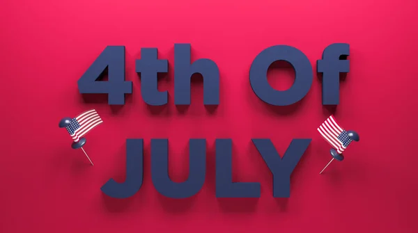 Fourth July Red — Foto de Stock
