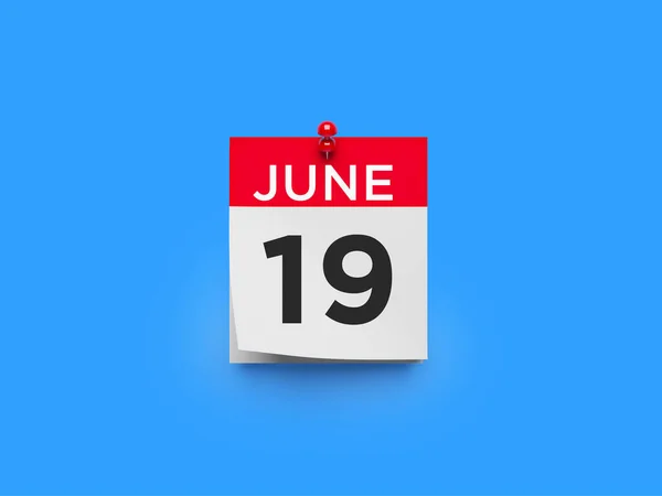 Calendario Del Día Los Padres Azul —  Fotos de Stock