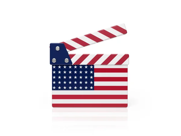 Film Tapsoló Amerikai Zászló — Stock Fotó
