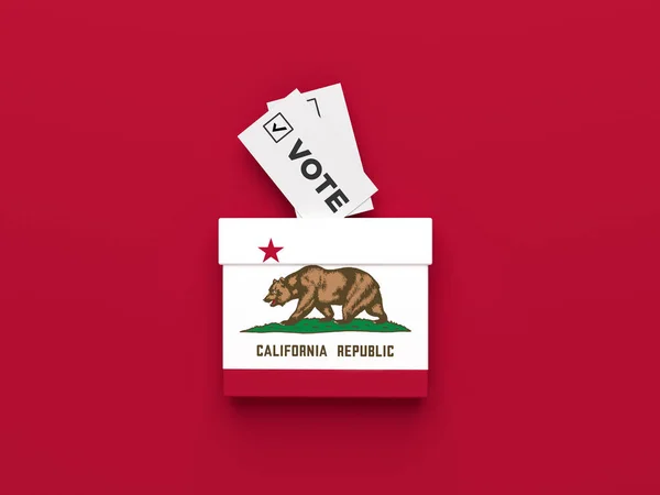 2022 Election Badges California — Foto de Stock