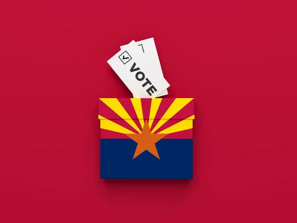 2022 Election Badges Arizona — Foto de Stock