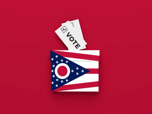 2022 Election Badges Ohio — Foto de Stock
