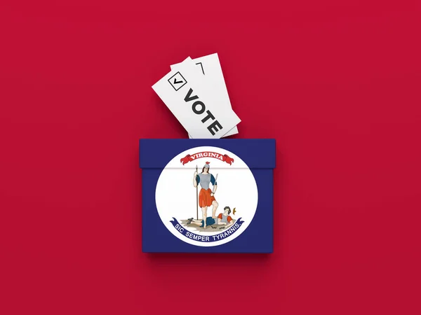 2022 Election Badges Virginia — ストック写真