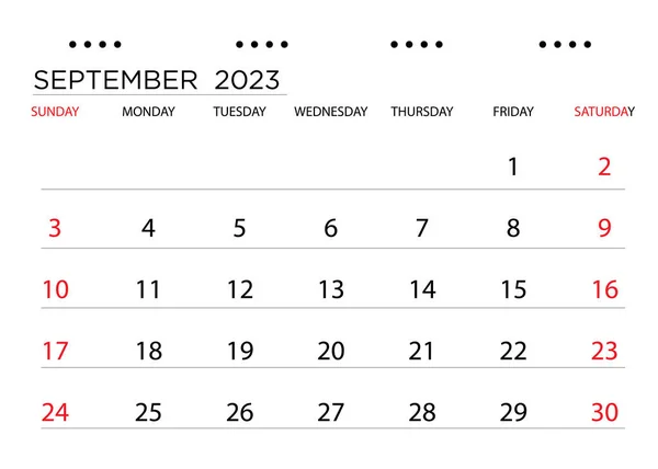 Calendario Blanco Con Espacio Copia Para Texto — Foto de Stock