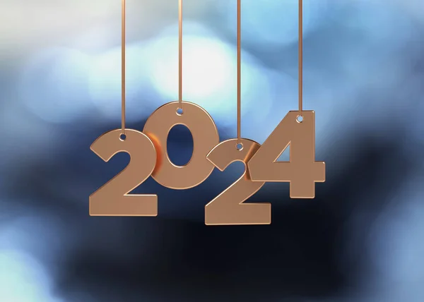 new year 2022 on bokeh background