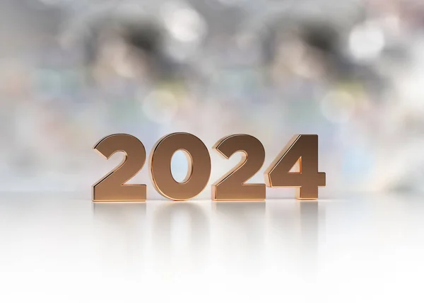 new year 2022 on bokeh background