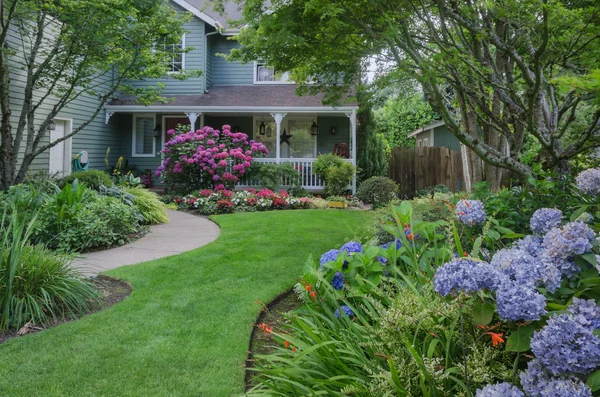 Casa Hydrangea — Foto de Stock