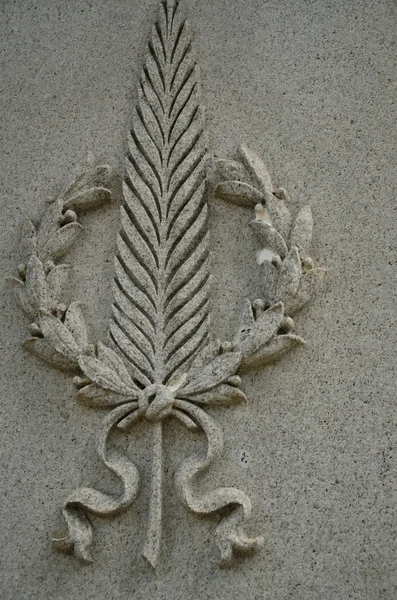 Wheat sheath and laurel — Stock Photo, Image