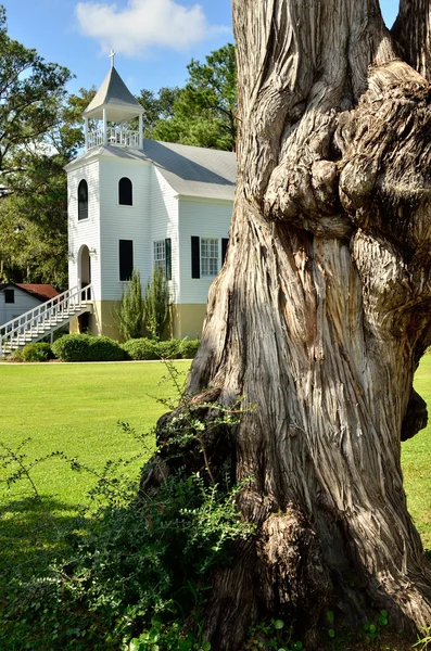 Capela histórica em Saint Marys Georgia por Jackie DeBusk — Fotografia de Stock