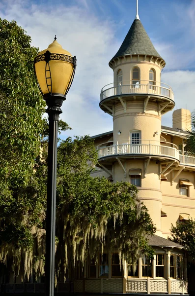 Lamp post at Jekyll Island — Stock Photo, Image