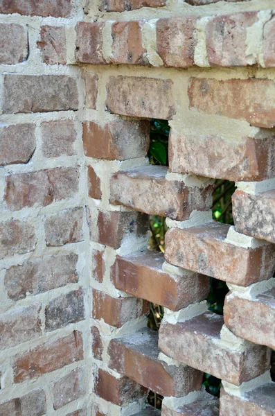 Brick lattice work — Fotografie, imagine de stoc