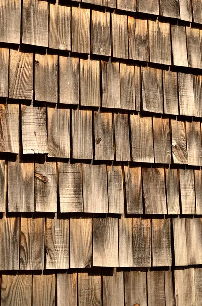 Rustic wood shake background — Stock Photo, Image