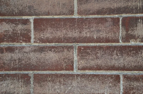 Etched red brick wall — Stock Photo, Image