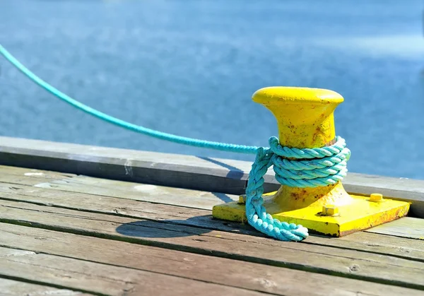 Pier in the port — Stock Photo, Image