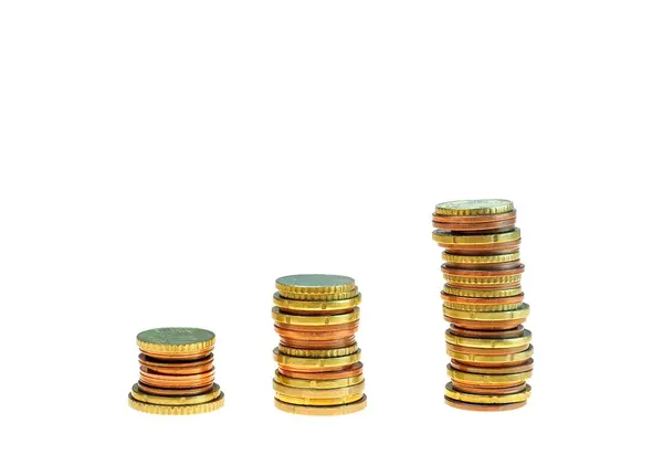 Towers of coins — Stock Photo, Image