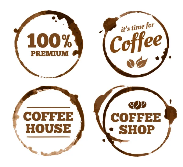 Coffee badges. Cafe logo stamp sticker. Restaurant logotype. Vintage  logotype vector isolated illustration Stock Vector by  ©tartila.stock.gmail.com 223816146