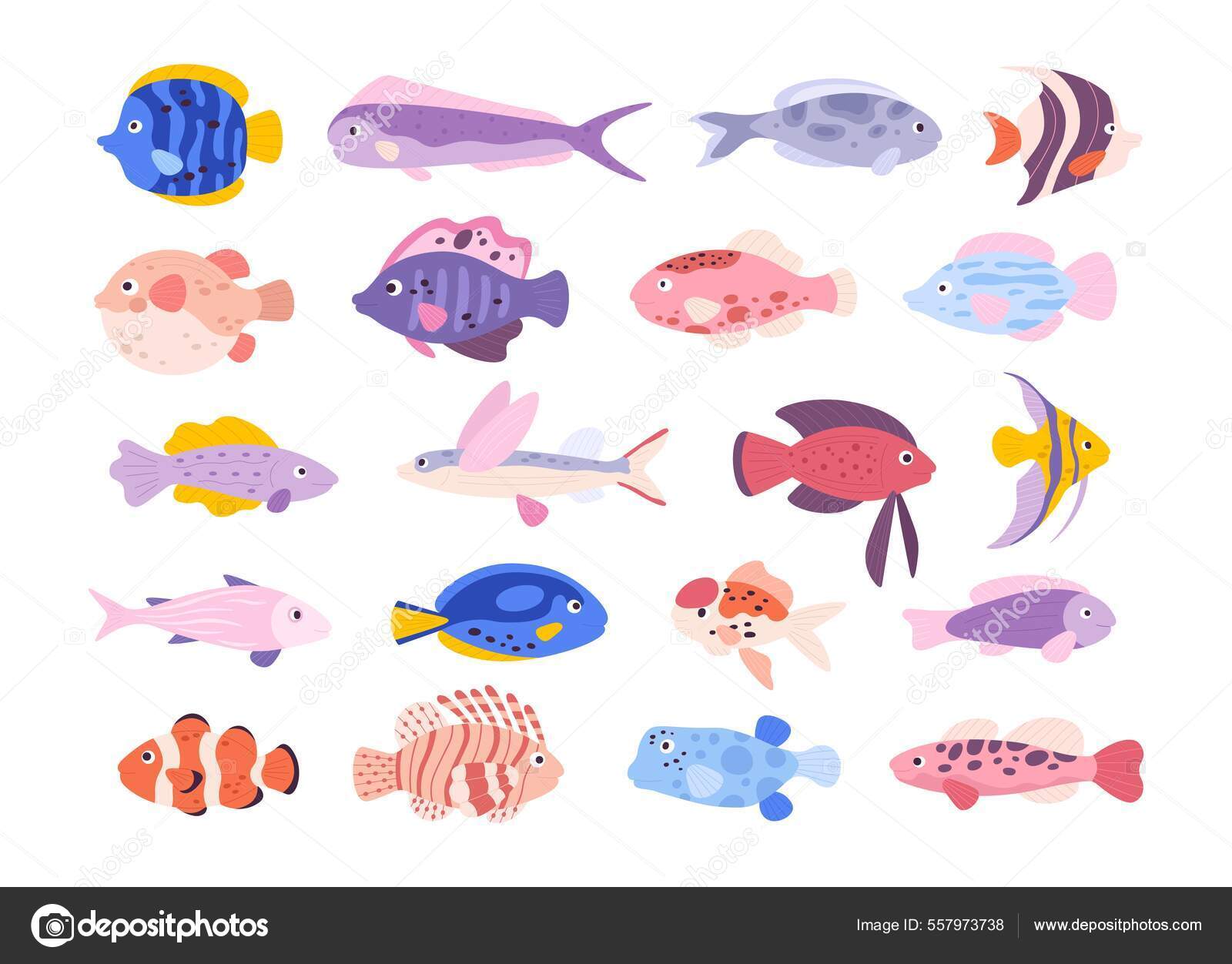 cartoon ornamental fish outline image for coloring book 17684521 Vector Art  at Vecteezy, image size:1600x1252